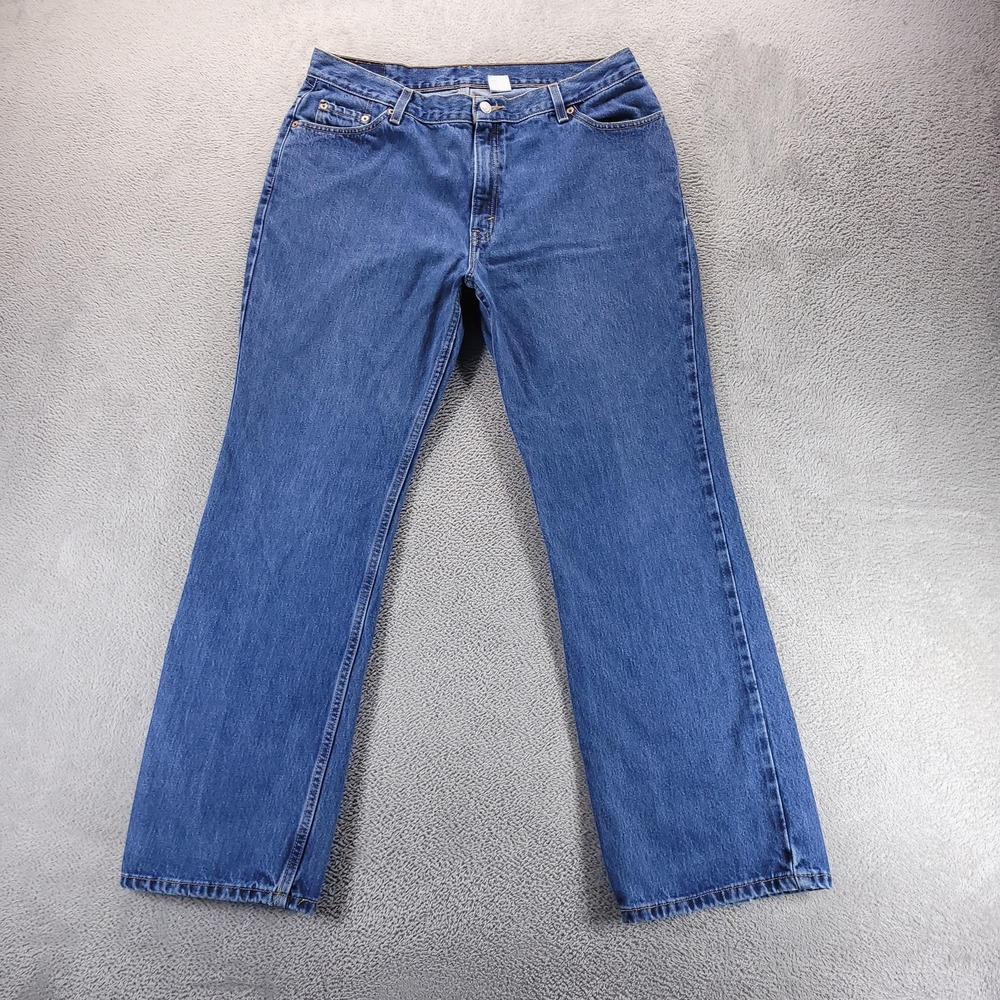 VTG Levis 517 Jeans Womens 16 Blue Regular Bootcut Low Rise Y2K